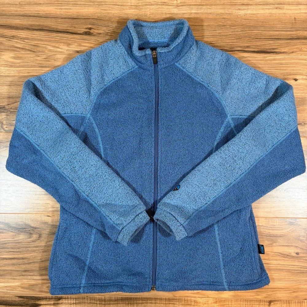 Kuhl Alfpaca Fleece Jacket Womens Medium Blue Full Zip Outdoor Midlayer Coat